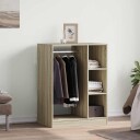  Garderobe sonoma eik 77x48x102 cm konstruert tre