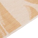 vidaXL Utendørs flatvevd teppe 80x250 cm bladmønster
