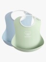 Babybjörn 2-pakning Smekker Plast BPA-fri Blekgrønn Blekblå