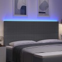  LED Hodegavelys Grå 100 cm Cordfløyel