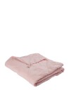 C'est Bon Plaid, Bomuld M/Hør Fryns Pink C'est Bon PINK 130X200CM