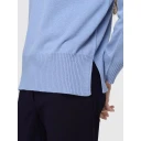 Kangra Dame Strikkevarer Blå 2XL,