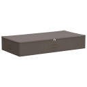 vidaXL Lagringsboks Grå 100 x 50 x 18 cm Ikke-vevd stoff