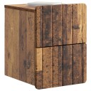  Vegghengt Nattbord Gammelt tre 33 x 34,5 x 43 cm Konstruert tre