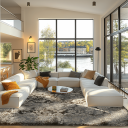 Wilton teppe   Amaya brun Størrelse: 200 x 280 cm