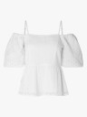 Selected Femme Anelli 3/4 On Off Shoulder Top Hvit 34