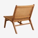 Nordal Club Loungestol - Teak m. rep   Unoliving