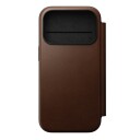 Nomad Modern Folio MagSafe Skinnetui til iPhone 17 Pro   Brun