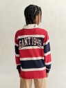 Gant Kids Collegiate Ls Rugby Polo Shirt   Navy   164