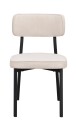Rowico Home Paisley stol Lys beige stoff/svart metall Beige