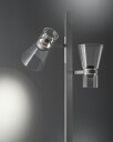 Flos Nocturne F2 Cone Gulvlampe Sølv