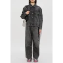 Balenciaga Dame Jeans Grå W26,