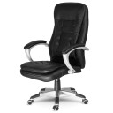 Ergonomisk svart kontorstol med justerbar høyde