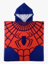 Marvel Spider Man Strandponcho Mikrofiber Rød