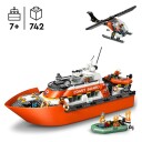 Lego Kystvaktens Redningsbåt Og Helikopter 60504 Orange One Size