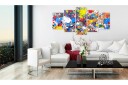 Bilde Colourful Imagination 100x50 Artgeist sp. z o. o.