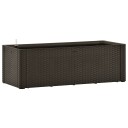 vidaXL Høybed med selvvanningssystem mocca 100x43x33 cm