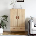 vidaXL Highboard sonoma eik 69,5x31x115 cm konstruert tre