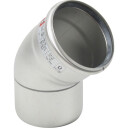 Blücher Bøjn.45.0Gr.110MM.O Ring. Aisi 316L.Syrefast Stål