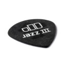 Dunlop Tortex Pitch Svart Jazz III 1.50mm 12 Pick Pack