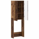 vidaXL Toalett skap EDE Gammelt tre 66 x 25,5 x 190 cm Konstruert tre