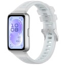 Silikonarmbånd til Huawei Band 11 Pro – Hvit / Jelly-armbånd / Armbånd til smartklokke