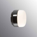 Ifö Electric Ohm 140/115 svart matt opal IP44 LED 10W/3000 Ra>90
