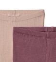 Wheat Leggings   2 pack   Rib   Jules   Aubergine   Wheat   56   Leggings Beige Bordeaux Rosa