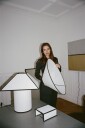 HAY Ava Square Vegglampe Hvit