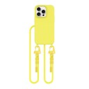 Tech Protect MagNecklace MagSafe Case for iPhone 15 Pro Yellow