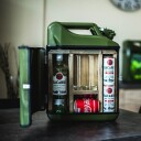 Mikamax Jerrycan Mix Drink Bar med 2 Long Drink Glasses - Vintage Gadgets