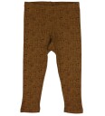 Pippi Leggings W.aop (2-Pack) Brown 80