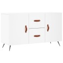 vidaXL Skjenk hvit 100x36x60 cm konstruert tre