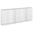 vidaXL Gabion med 5 mm Tråd og 5x10 cm Maske 250x30x100 cm
