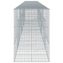  Gabionkurv med deksel 800x100x150 cm galvanisert jern