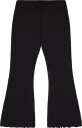 Mango Cotton Flare Leggings   BLACK   110