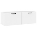 vidaXL Veggskap hvit 100x36,5x35 cm konstruert tre