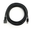 ELETRA USB 2.0 AM - AF 5M KABEL, SVART