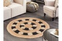 Hovit Juteteppe 140 cm Rund - Beige