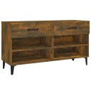 vidaXL Skoskap r?kt eik 102x35x55 cm konstruert tre