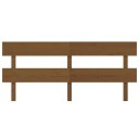 vidaXL Sengegavl honningbrun 184x3x81 cm heltre furu