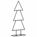  Juletre til dekorasjon metall svart 60 cm 8721012137011