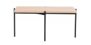 Rowico Home Shelton salongbord Hvitpigmentert/svart 95 x 50 cm Hvit