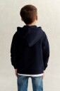 Gant Kids Shield Full Zip Hoodie   Blue   104