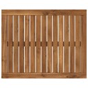 vidaXL Bordplate 60,5 x 49 x 2 cm Rektangulær Solid akasietre Naturlig