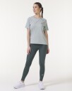 LEVITY High Shine Compression Running Tights Greengrey - S