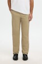 Selected Men   Bukser SLM196 STRAIGHT MILES TWILL PANT NO   Grå