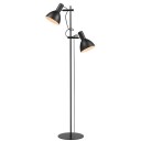 Halo Designs Baltimore gulvlampe dobbel - Svart