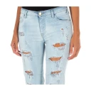 MET Dame Jeans Blå W24,