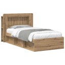  Sengeramme med oppbevaring Artisan eik 90 x 200 cm